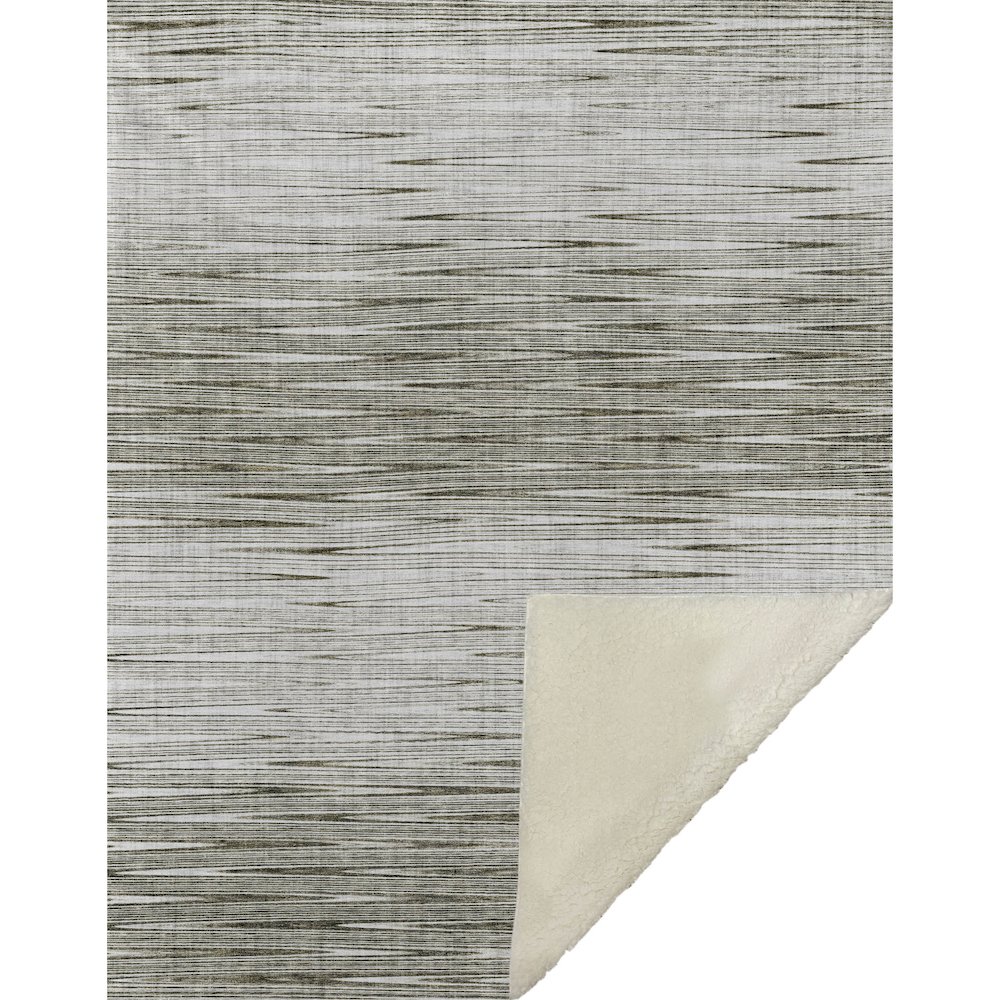 Premium Machine Washable ASB800 Taupe 50" x 70" Sherpa Throw Blanket. Picture 1