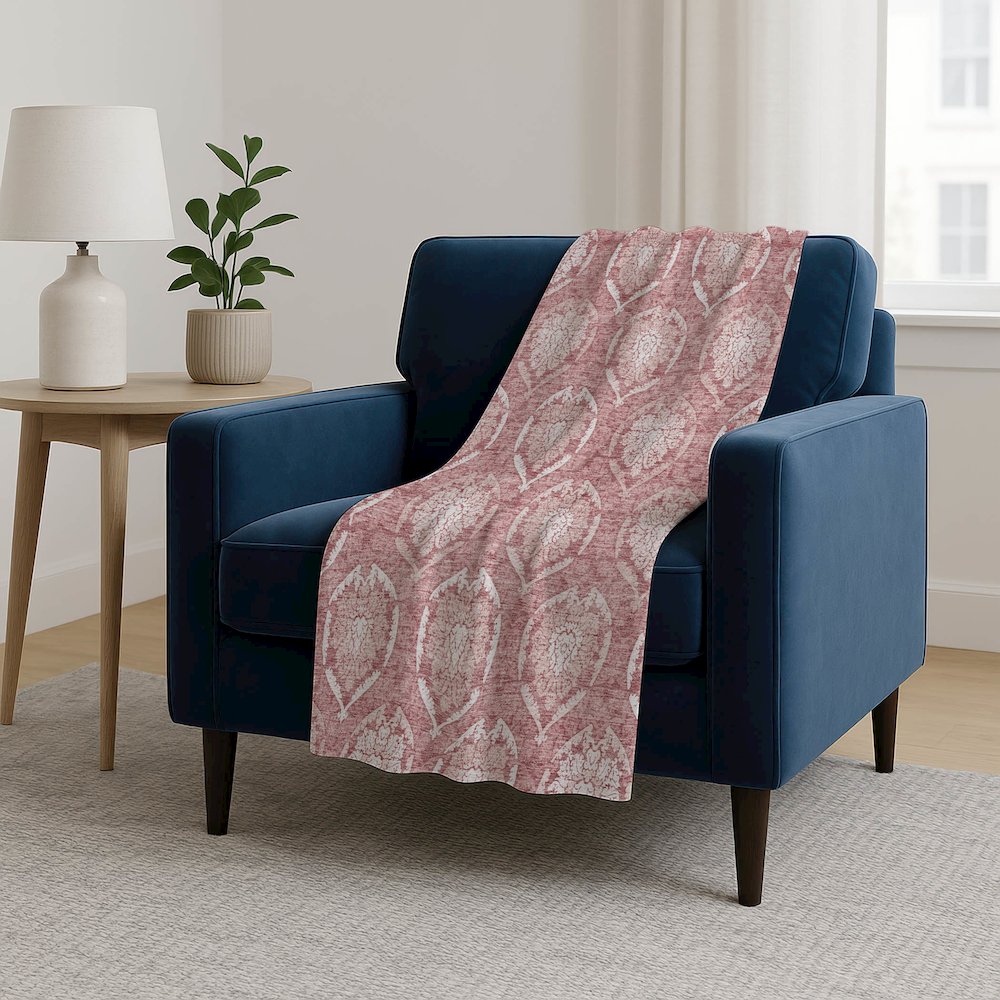 Premium Machine Washable ASB810 Pink 50" x 70" Sherpa Throw Blanket. Picture 5