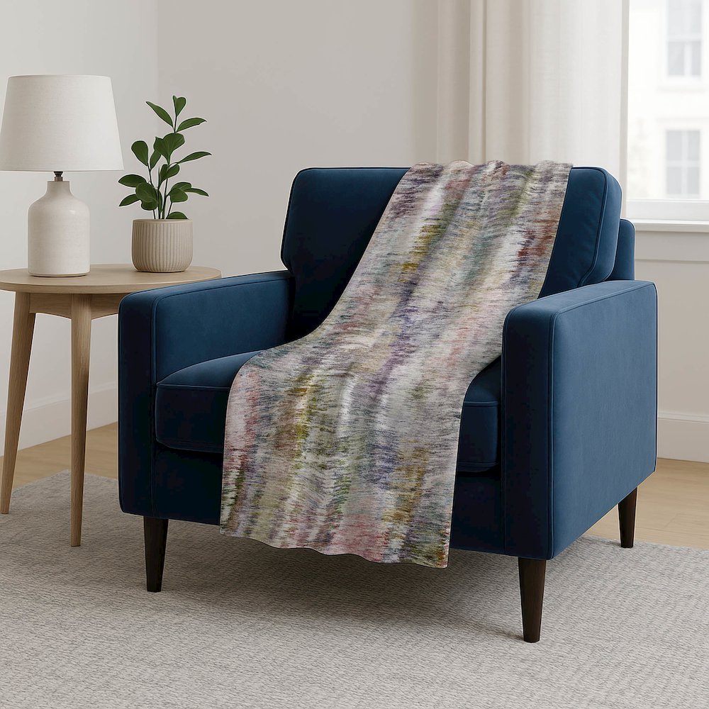 Premium Machine Washable ASB813 Plum 50" x 70" Sherpa Throw Blanket. Picture 5
