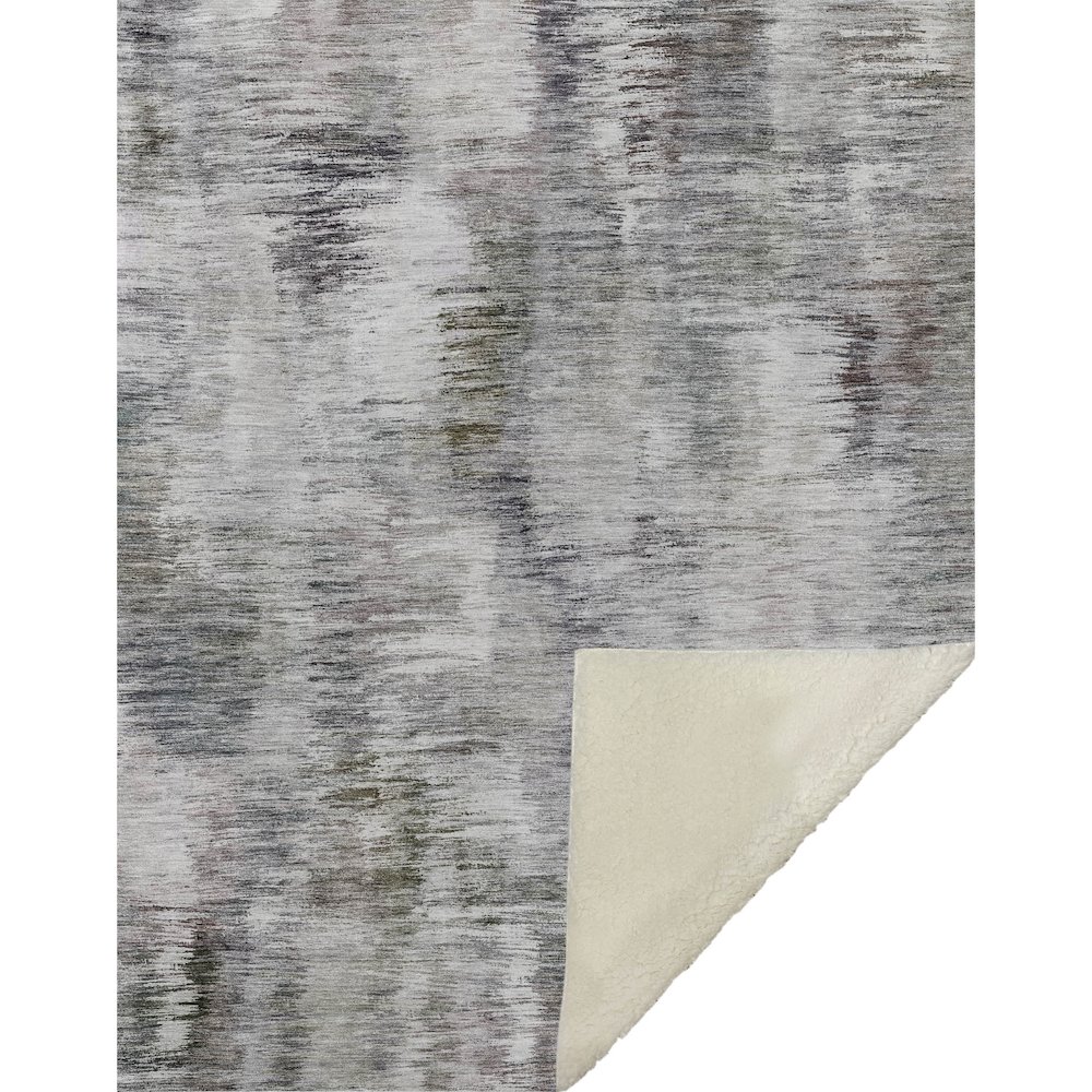 Premium Machine Washable ASB813 Taupe 50" x 70" Sherpa Throw Blanket. Picture 1