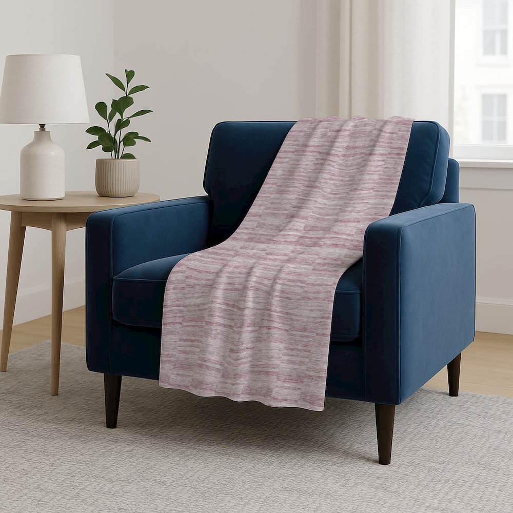 Premium Machine Washable ASB817 Blush 50" x 70" Sherpa Throw Blanket. Picture 5
