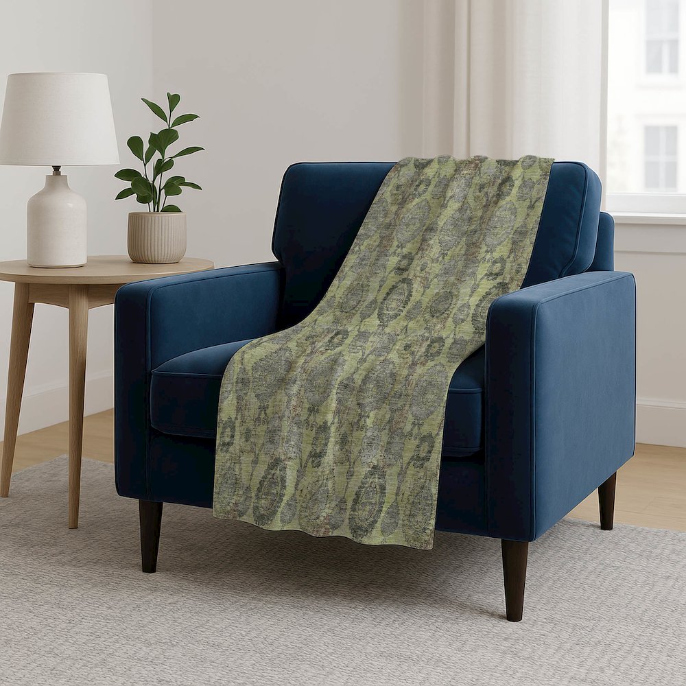 Premium Machine Washable ASB821 Aloe 50" x 70" Sherpa Throw Blanket. Picture 5