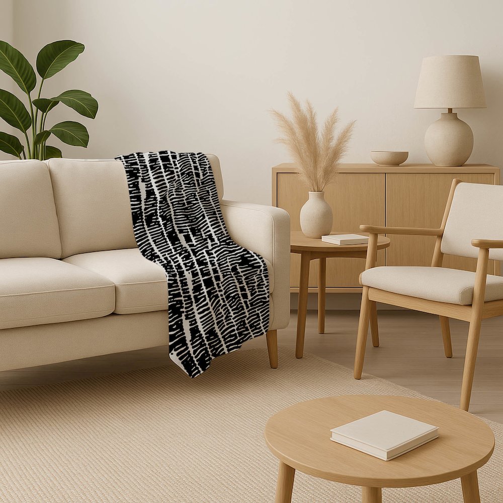 Premium Machine Washable ASB830 Black 50" x 70" Sherpa Throw Blanket. Picture 4