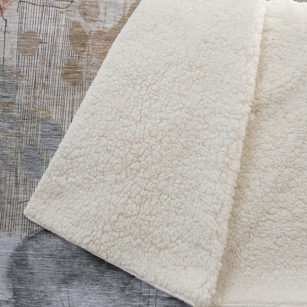 Premium Machine Washable ASB832 Terracotta 50" x 70" Sherpa Throw Blanket. Picture 2
