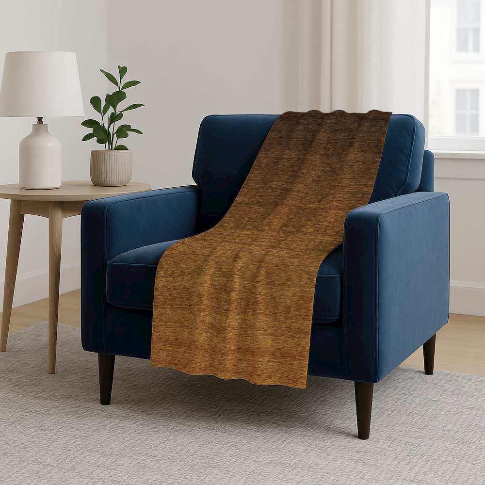 Premium Machine Washable ASB833 Chocolate 50" x 70" Sherpa Throw Blanket. Picture 5