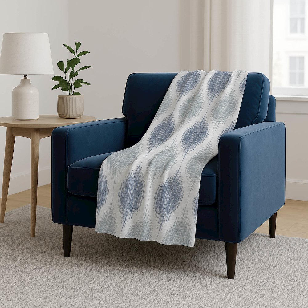 Premium Machine Washable ASB848 Sky 50" x 70" Sherpa Throw Blanket. Picture 5
