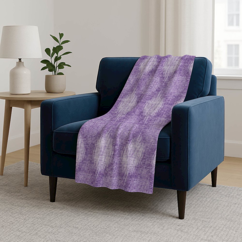Premium Machine Washable ASB849 Plum 50" x 70" Sherpa Throw Blanket. Picture 5