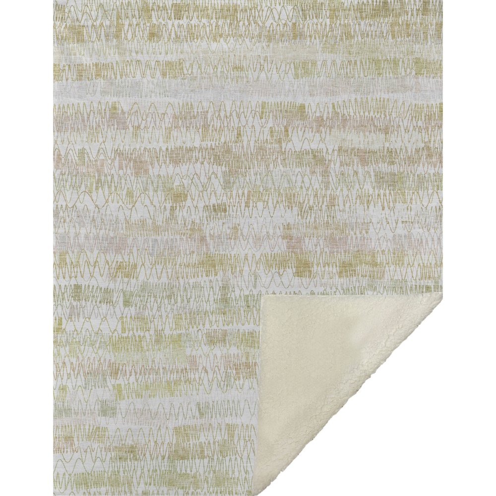 Premium Machine Washable ASB850 Gold 50" x 70" Sherpa Throw Blanket. Picture 1