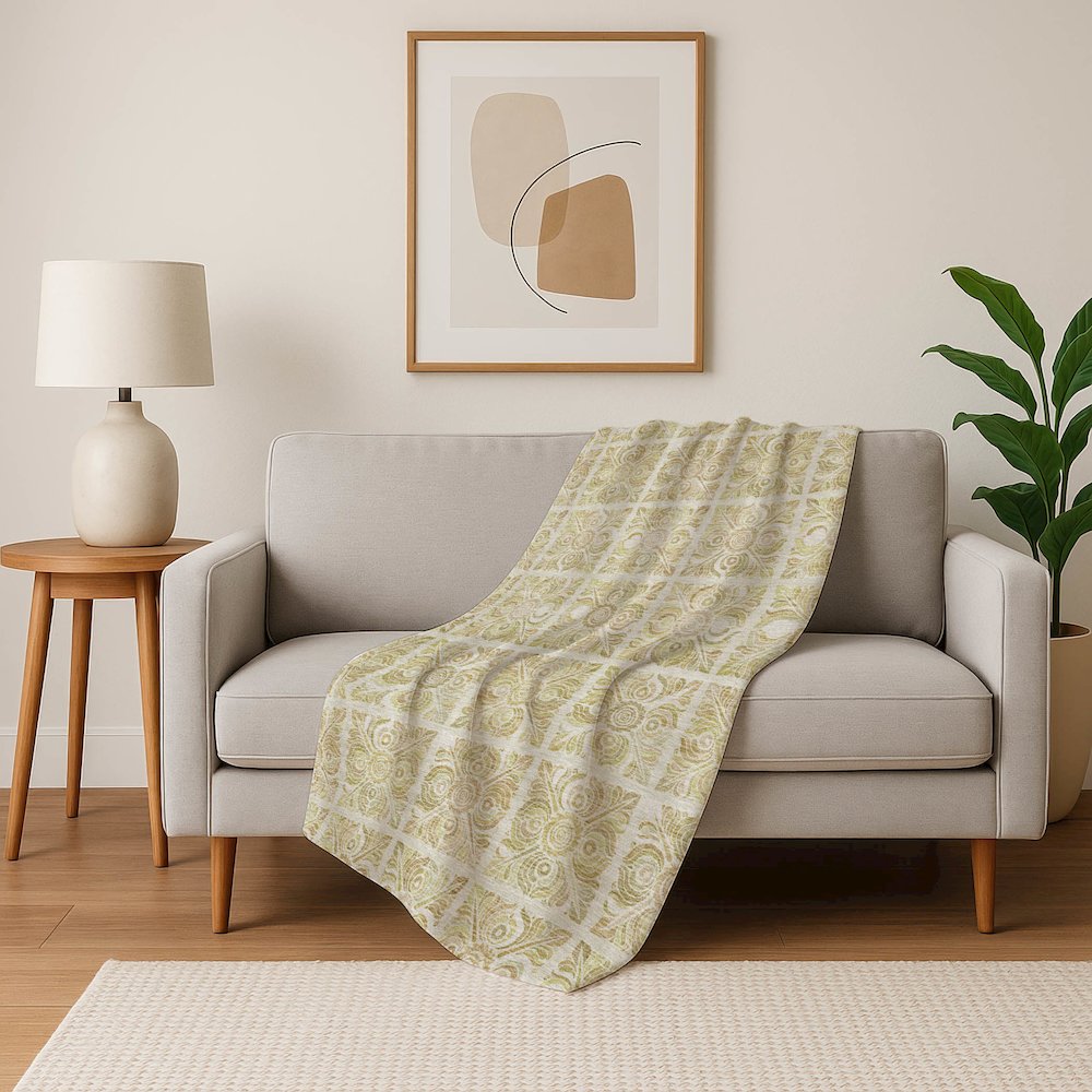 Premium Machine Washable ASB854 Beige 50" x 70" Sherpa Throw Blanket. Picture 5