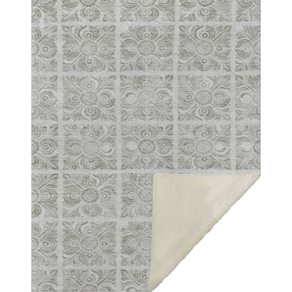 Premium Machine Washable ASB854 Taupe 50" x 70" Sherpa Throw Blanket. Picture 1