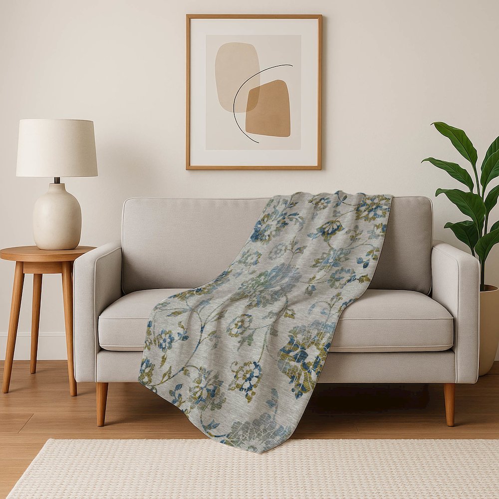 Premium Machine Washable ASB856 Taupe 50" x 70" Sherpa Throw Blanket. Picture 5