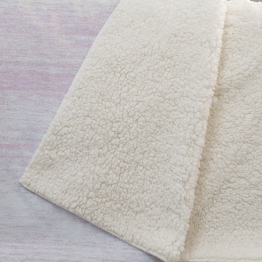 Premium Machine Washable ASB859 Pink 50" x 70" Sherpa Throw Blanket. Picture 2