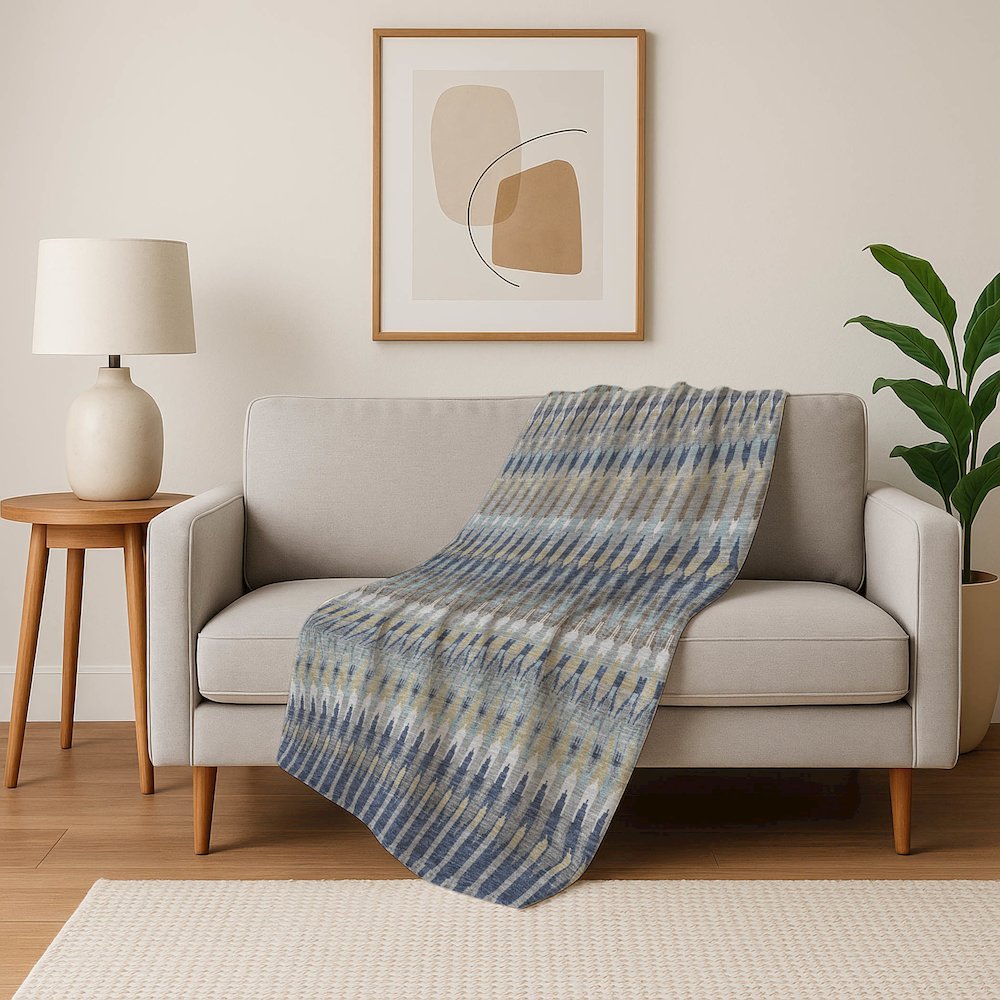Premium Machine Washable ASB860 Taupe 50" x 70" Sherpa Throw Blanket. Picture 5