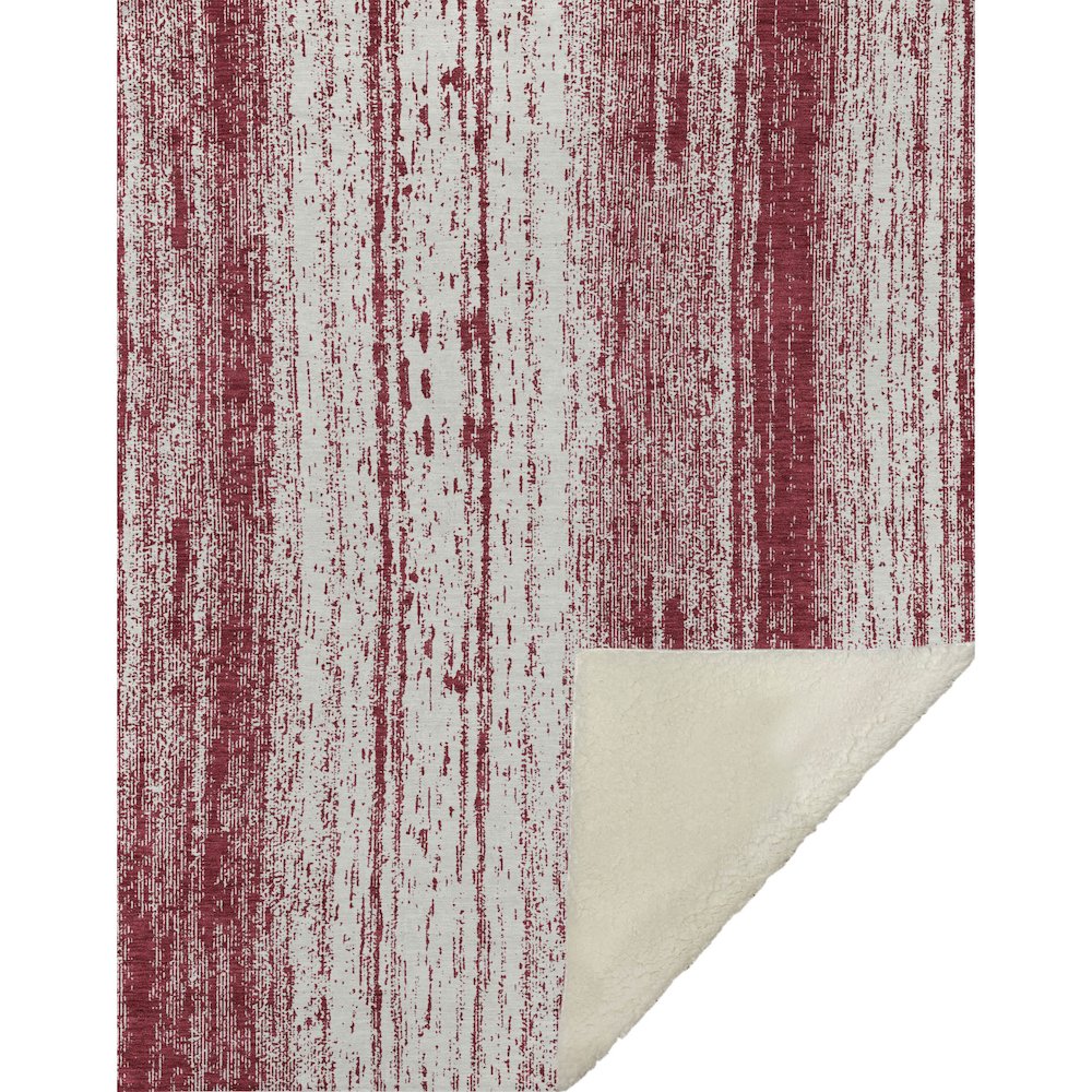 Premium Machine Washable ASB861 Merlot 50" x 70" Sherpa Throw Blanket. Picture 1