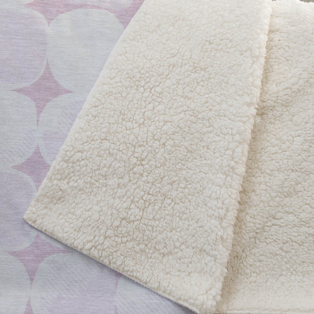 Premium Machine Washable ASB870 Pink 50" x 70" Sherpa Throw Blanket. Picture 2