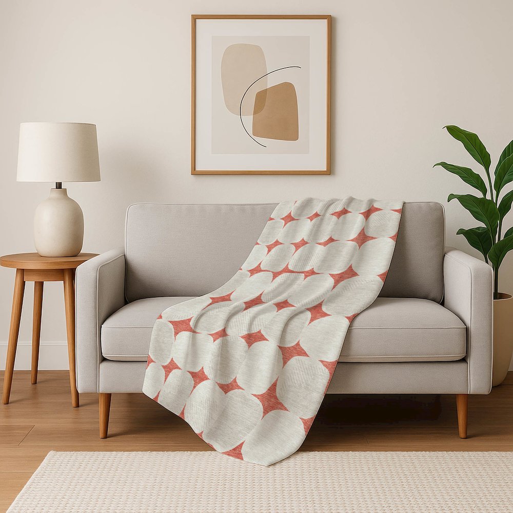 Premium Machine Washable ASB870 Salmon 50" x 70" Sherpa Throw Blanket. Picture 5