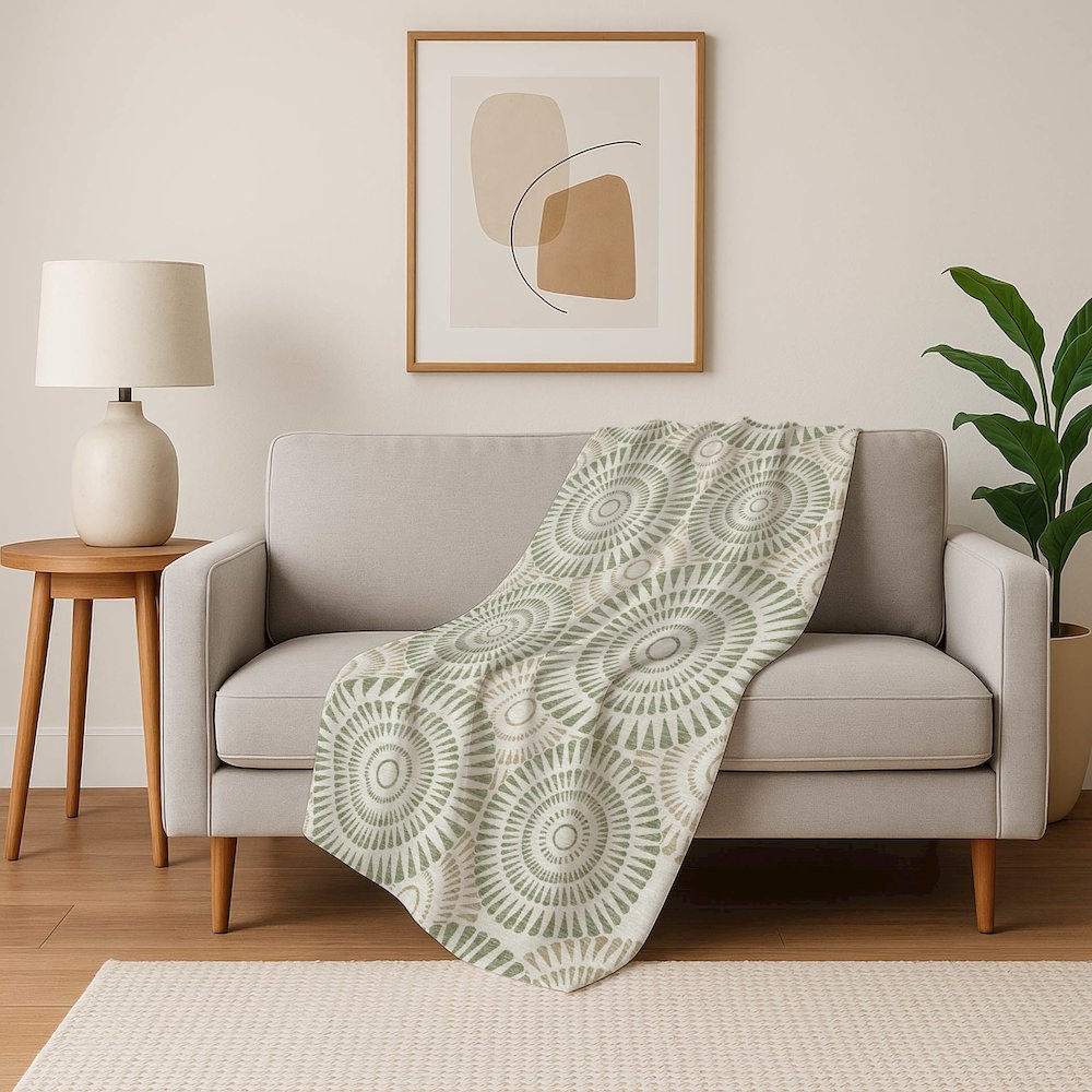 Premium Machine Washable ASB877 Aloe 50" x 70" Sherpa Throw Blanket. Picture 5