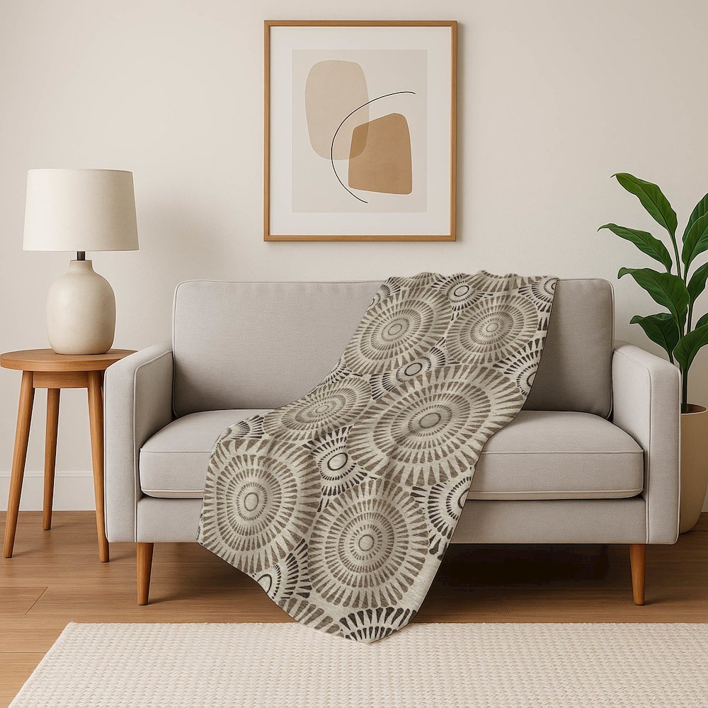 Premium Machine Washable ASB877 Brown 50" x 70" Sherpa Throw Blanket. Picture 5