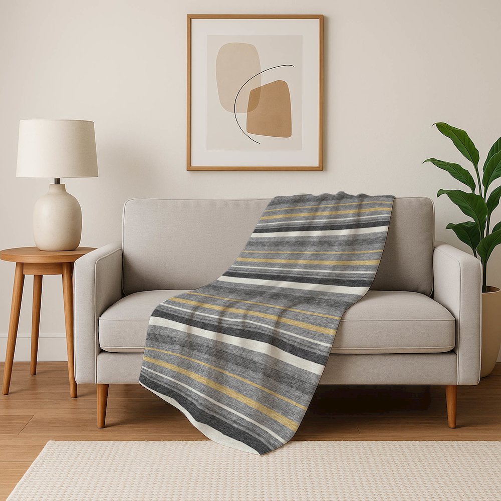 Premium Machine Washable ASB879 Gray 50" x 70" Sherpa Throw Blanket. Picture 5