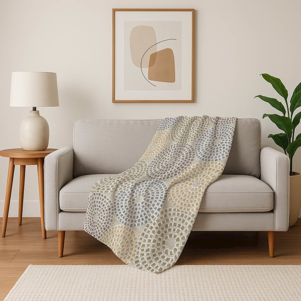 Premium Machine Washable ASB882 Beige 50" x 70" Sherpa Throw Blanket. Picture 5