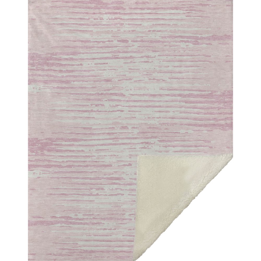 Premium Machine Washable ASB888 Pink 50" x 70" Sherpa Throw Blanket. Picture 1