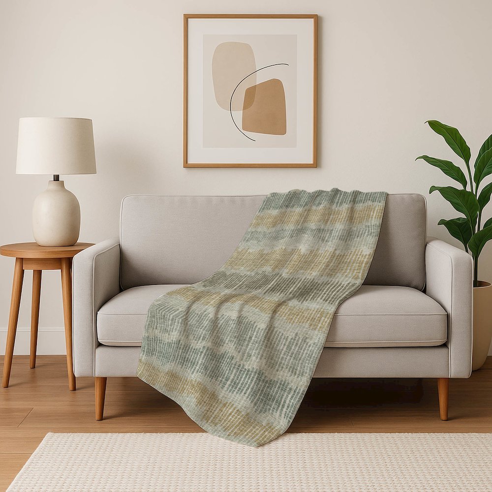Premium Machine Washable ASB889 Beige 50" x 70" Sherpa Throw Blanket. Picture 5
