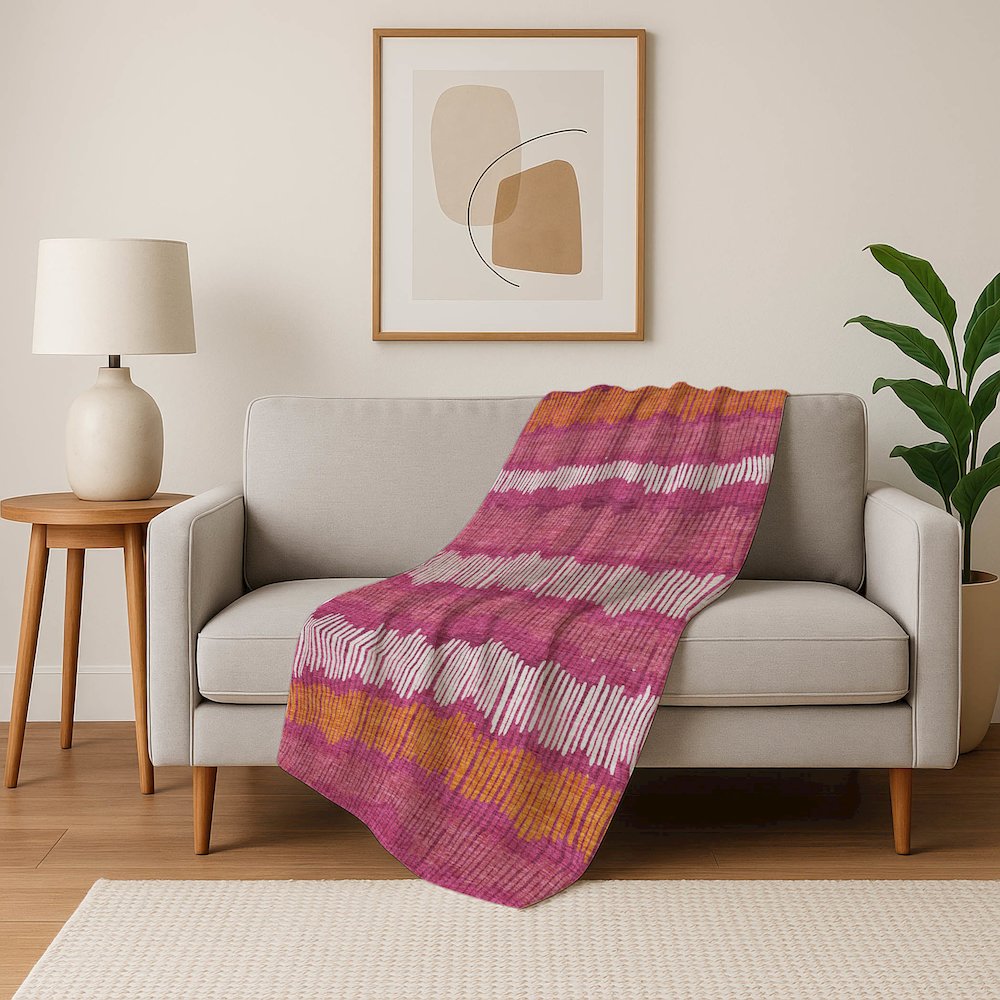 Premium Machine Washable ASB889 Blush 50" x 70" Sherpa Throw Blanket. Picture 5