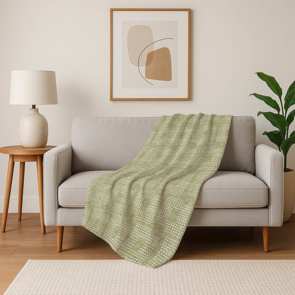 Premium Machine Washable ASB890 Aloe 50" x 70" Sherpa Throw Blanket. Picture 5
