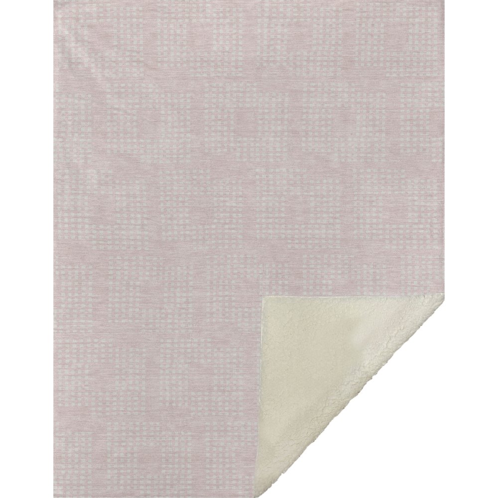 Premium Machine Washable ASB890 Pink 50" x 70" Sherpa Throw Blanket. Picture 1