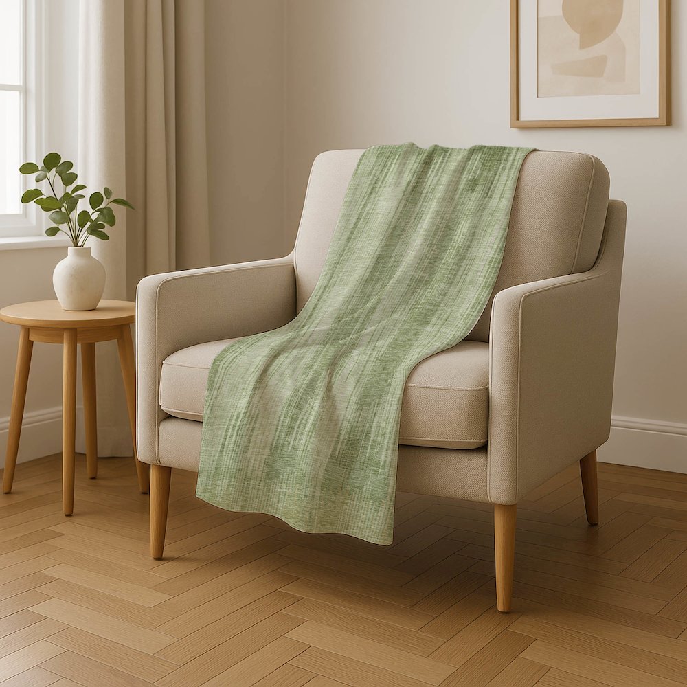 Premium Machine Washable ASB893 Aloe 50" x 70" Sherpa Throw Blanket. Picture 4