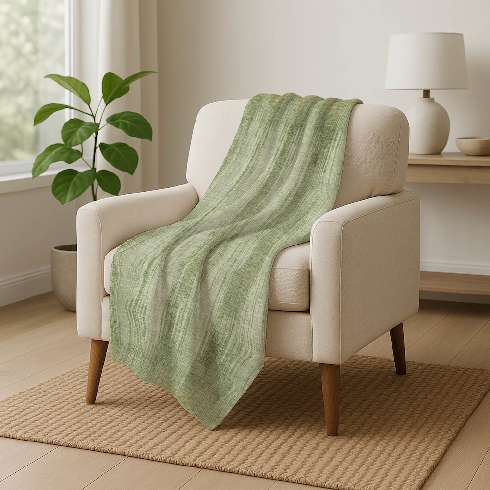 Premium Machine Washable ASB893 Aloe 50" x 70" Sherpa Throw Blanket. Picture 5