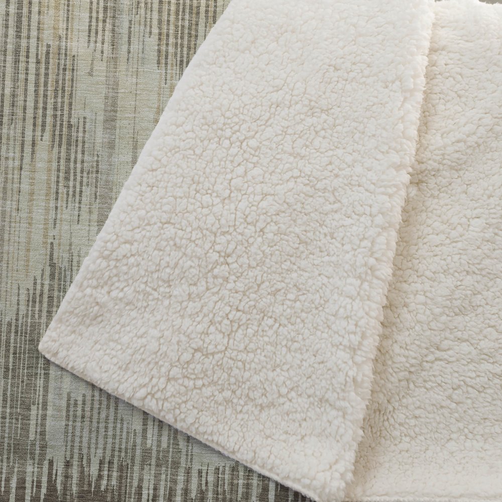 Premium Machine Washable ASB893 Brown 50" x 70" Sherpa Throw Blanket. Picture 2