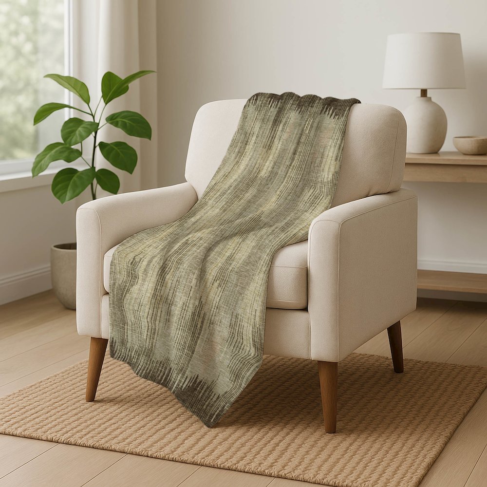 Premium Machine Washable ASB893 Brown 50" x 70" Sherpa Throw Blanket. Picture 5
