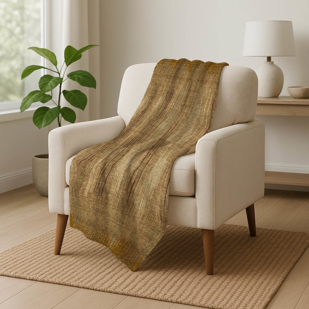 Premium Machine Washable ASB893 Copper 50" x 70" Sherpa Throw Blanket. Picture 5