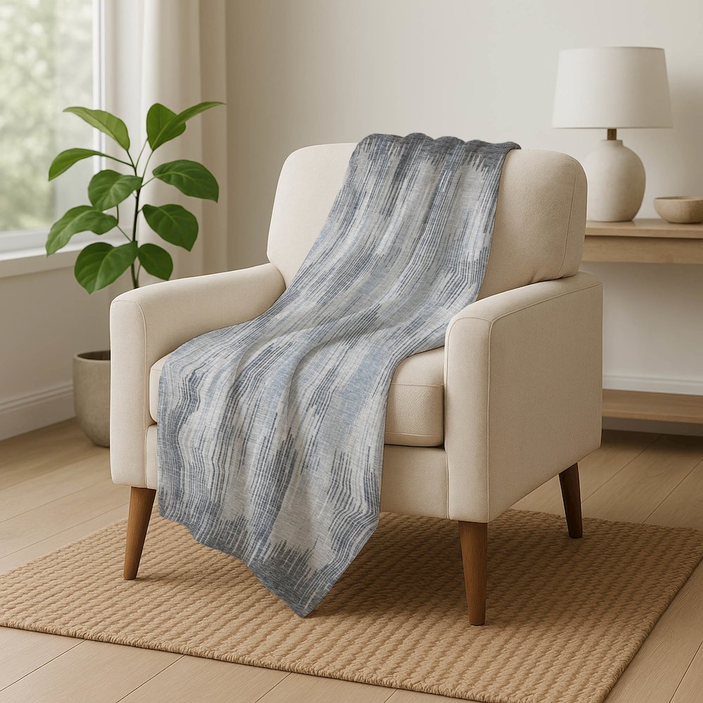 Premium Machine Washable ASB893 Gray 50" x 70" Sherpa Throw Blanket. Picture 5