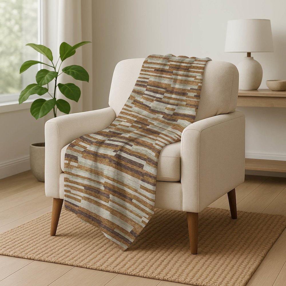 Premium Machine Washable ASB894 Paprika 50" x 70" Sherpa Throw Blanket. Picture 5