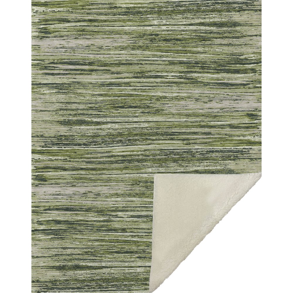 Premium Machine Washable ASB896 Olive 50" x 70" Sherpa Throw Blanket. Picture 1