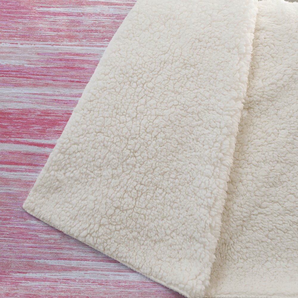Premium Machine Washable ASB896 Pink 50" x 70" Sherpa Throw Blanket. Picture 2