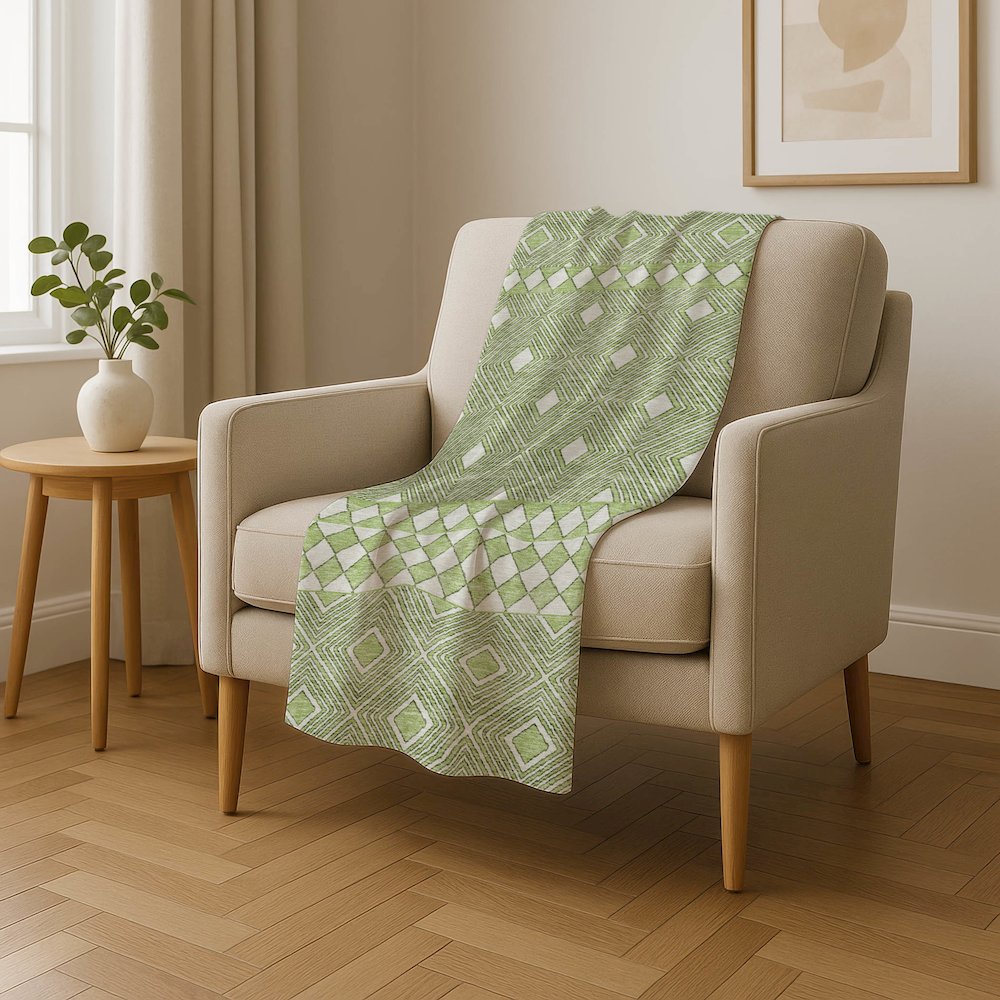 Premium Machine Washable ASB898 Aloe 50" x 70" Sherpa Throw Blanket. Picture 4