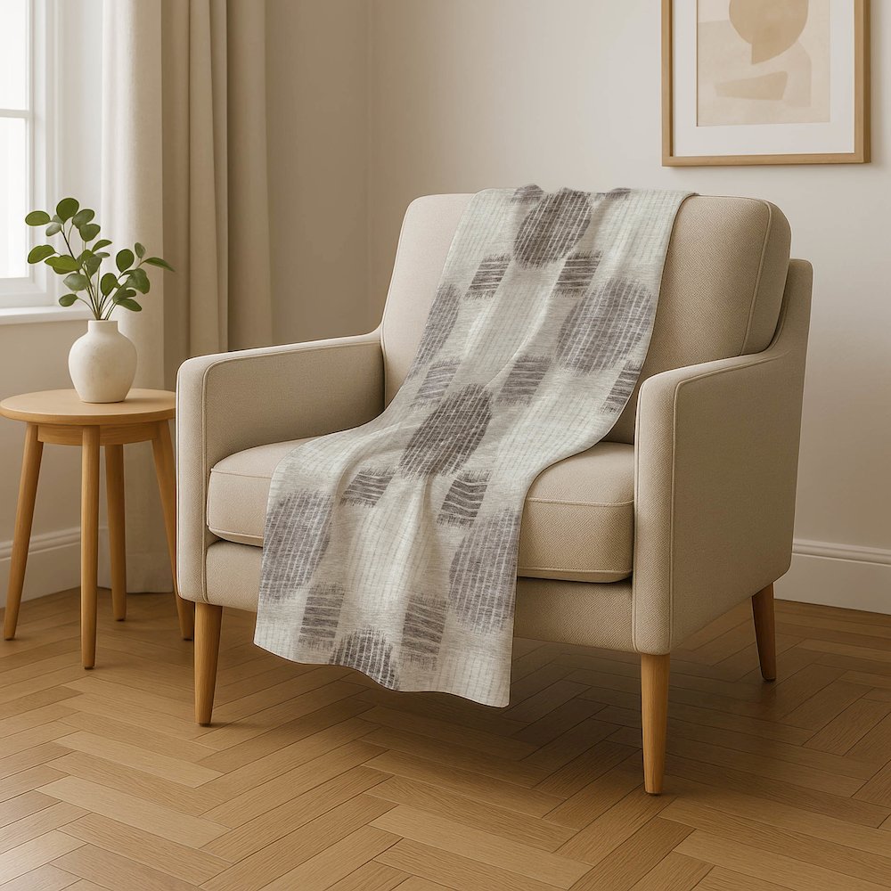Premium Machine Washable ASB900 Beige 50" x 70" Sherpa Throw Blanket. Picture 4