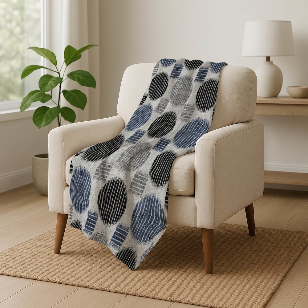 Premium Machine Washable ASB900 Gray 50" x 70" Sherpa Throw Blanket. Picture 5