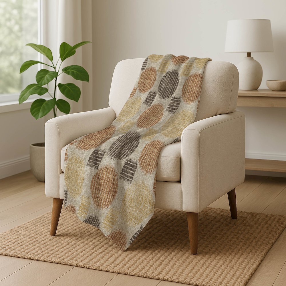 Premium Machine Washable ASB900 Tan 50" x 70" Sherpa Throw Blanket. Picture 5