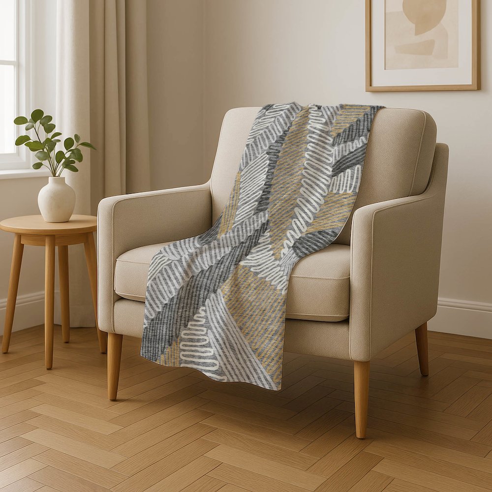 Premium Machine Washable ASB904 Gray 50" x 70" Sherpa Throw Blanket. Picture 4