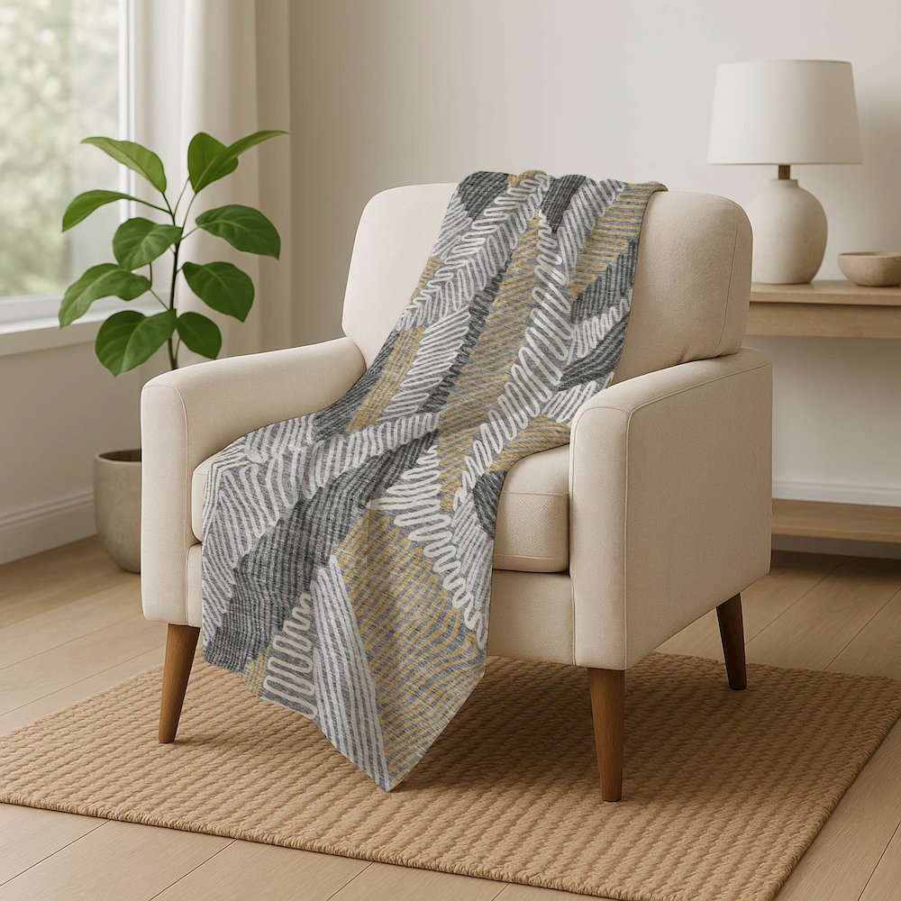 Premium Machine Washable ASB904 Gray 50" x 70" Sherpa Throw Blanket. Picture 5