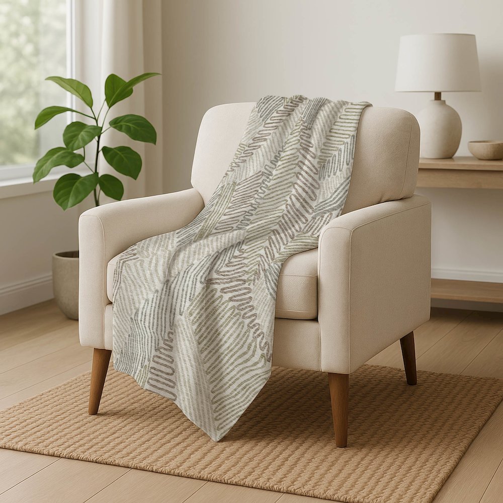 Premium Machine Washable ASB904 Ivory 50" x 70" Sherpa Throw Blanket. Picture 5