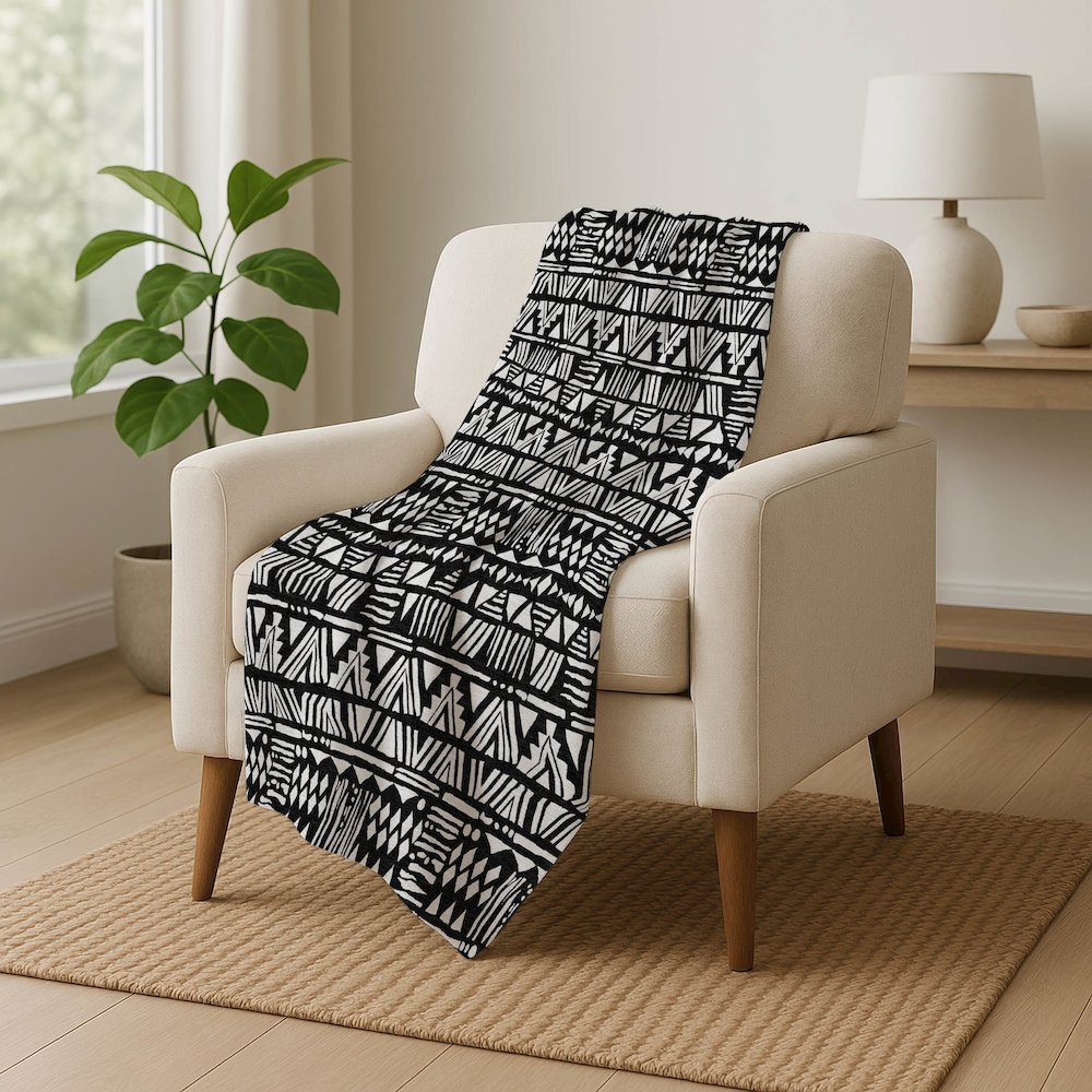 Premium Machine Washable ASB907 Black 50" x 70" Sherpa Throw Blanket. Picture 5