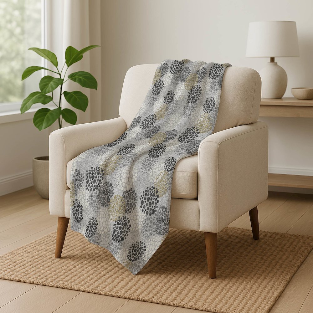 Premium Machine Washable ASB908 Gray 50" x 70" Sherpa Throw Blanket. Picture 5
