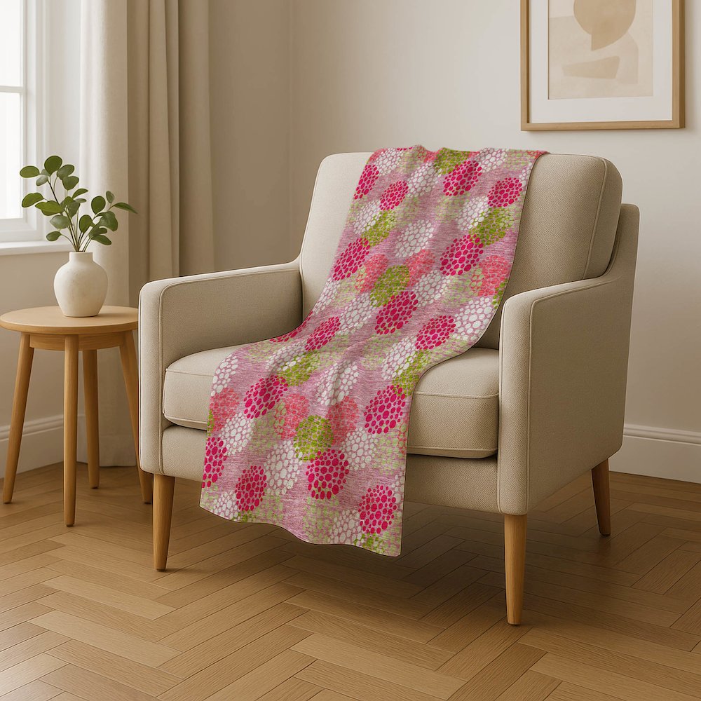Premium Machine Washable ASB908 Pink 50" x 70" Sherpa Throw Blanket. Picture 4