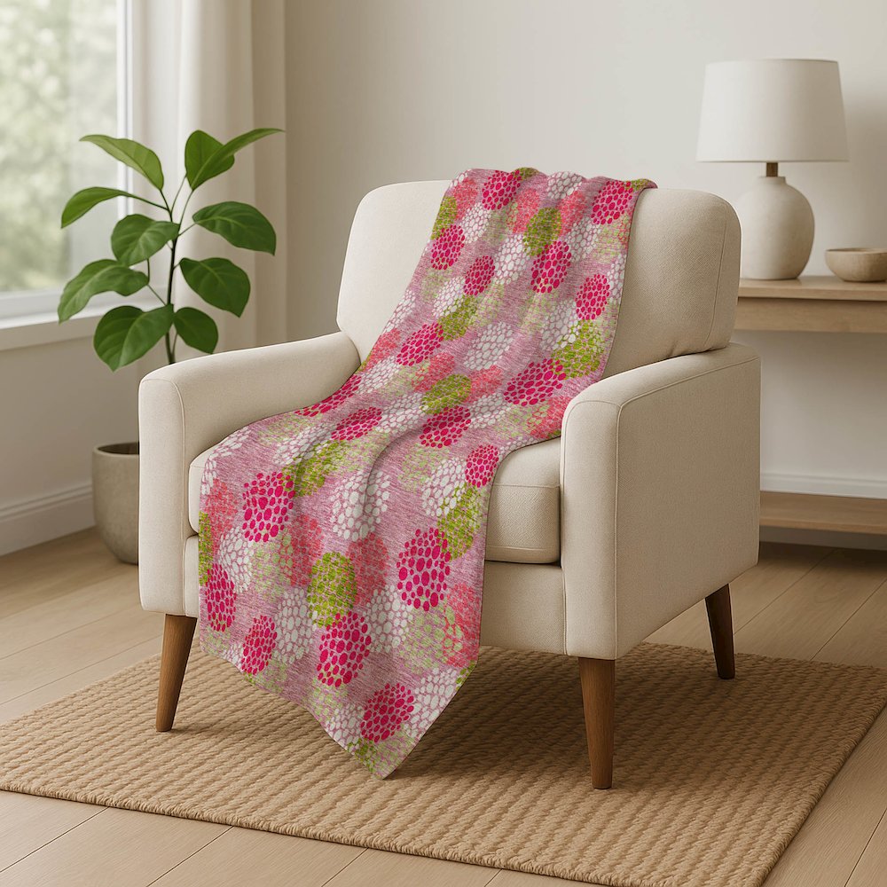 Premium Machine Washable ASB908 Pink 50" x 70" Sherpa Throw Blanket. Picture 5