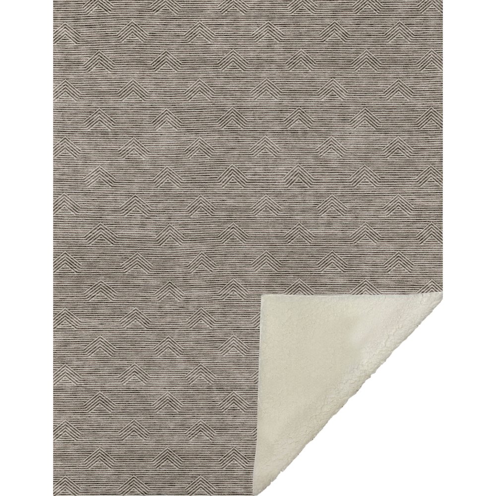 Premium Machine Washable ASB910 Brown 50" x 70" Sherpa Throw Blanket. Picture 1
